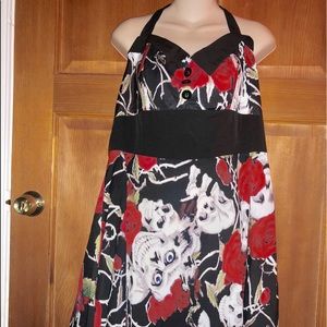Empire Waist Halter Dress Sz 4XL(fits like a 1XL)